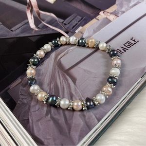 Pearl multicolored bracelet. I believed this is a cultured Pearl. Real Pearl